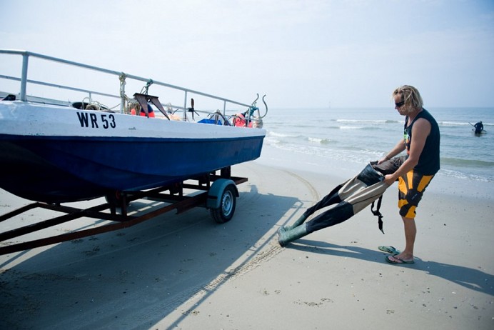 Aan het Noordzeestrand